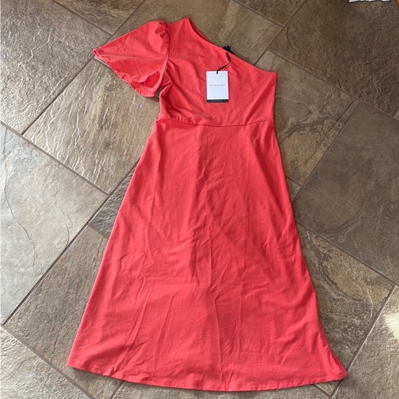 + WHOWHATWEAR + Midi One Shoulder Dress - Picture 3 of 5